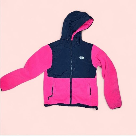 The North Face Black and Pink Fleece Jacket - Picture 1 of 5